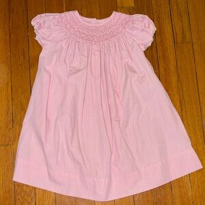 Pink Smocked Dress - 3T